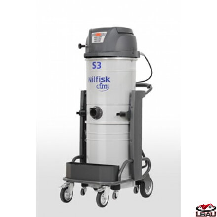 Nilfisk S3 L100 LC  4010300177 - Priemyselný jednofázový trojmotorový vysávač 