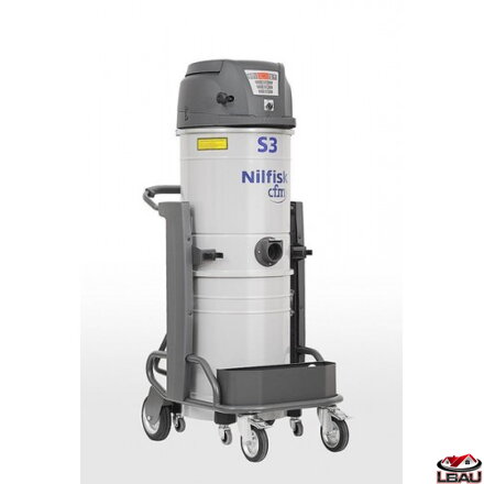 Nilfisk S3 L100 LC  4010300177 - Priemyselný jednofázový trojmotorový vysávač 