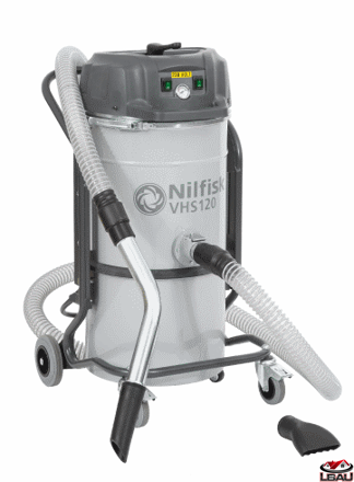 Nilfisk VHS120 Metal Chips All-in-one -  Jednofázový dvojmotorový vysávač na čistenie strojov 4012300135