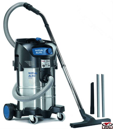 Nilfisk ATTIX 40-01 PC INOX 107413593 - Jednomotorový mokro-suchý vysávač s ručným oklepom filtra