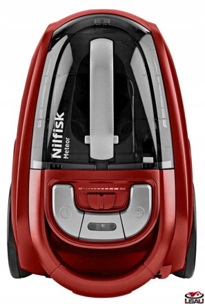 Nilfisk Meteor Deluxe - Červená farba 128390136 - Kvalitný domáci bezsáčkový vysávač s filtrom HEPA 13