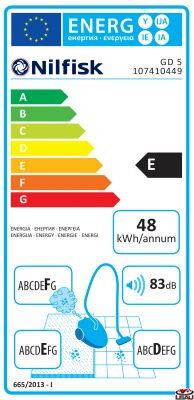 Nilfisk GD10 BACK HEPA EU 107417927 - Chrbtový vysávač na suché vysávanie