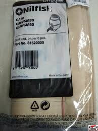 Nilfisk 8162000 Sada 5ks 6,5 Liter sáčkov pre GM80