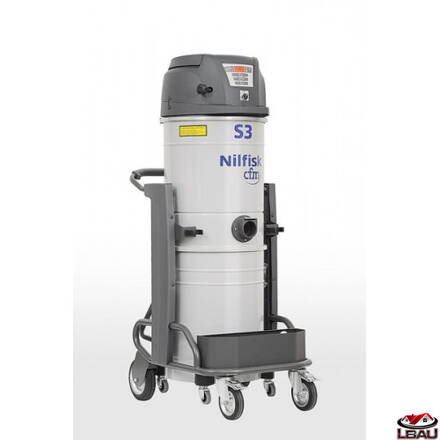 Nilfisk S3 L100 SE FM 4010300273 - Jednofázový trojmotorový priemyselný vysávač 